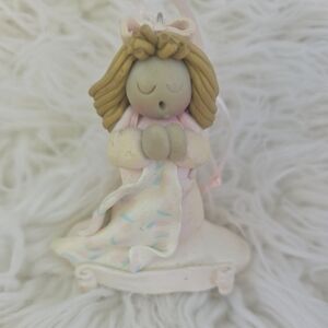 Hallmark Keepsake Mary's Angel Lily Collection Holiday Ornament